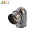 Custom Stainless Steel 304 Adjustable 90 Degrees Stair Handrail Elbow Connector Fitting